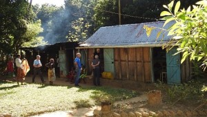 La baracca che accoglieva i malati